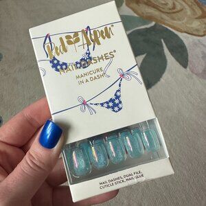 Boti’s Blue Bikini Red Aspen Nail Dash